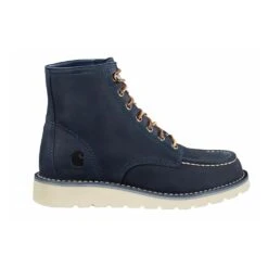 Women's Carhartt 6" Moc Toe Wedge Waterproof Boots -SafeStep Outfitters 0 1001 carhartt 6 moc toe wedge waterproof boots navy2