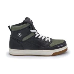 Men's Airwalk Arena Mid Composite Toe Boots -SafeStep Outfitters 0 650 airwalk arena mid composite toe boots black olive