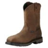 Men's Ariat 11" Workhog Wellington H2O Composite Toe Waterproof Boots -SafeStep Outfitters 0 650 ariat 11 workhog wellington h2o composite toe waterproof oily distressed brown