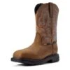 Men's Ariat 11" Workhog XT H2O Wide Sqare Carbon Toe Waterproof Boots -SafeStep Outfitters 0 650 ariat 11 workhog xt h2o wide square carbon toe waterproof boots destressed brown bravo brown