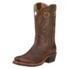Men's Ariat 12" Heritage Roughstock Boots -SafeStep Outfitters 0 650 ariat 12 heritage roughstock brown oiled rowdy