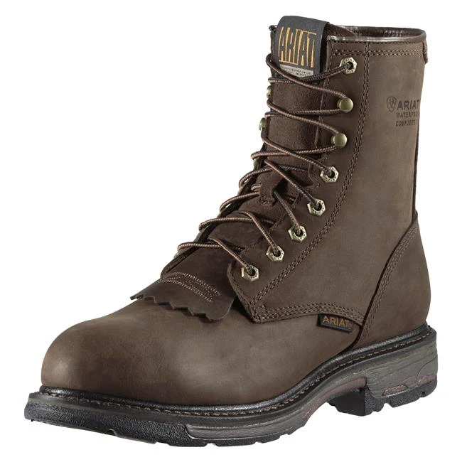 Men's Ariat 8" Workhog Composite Toe Waterproof Boots 3 Men's Ariat 8" Workhog Composite Toe Waterproof Boots