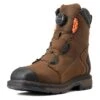 Men's Ariat 8" Workhog XT BOA Composite Toe Waterproof Boots -SafeStep Outfitters 0 650 ariat 8 workhog xt boa composite toe waterproof boots chocolate brown