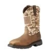 Men's Ariat WorkHog Patriot Steel Toe Boots -SafeStep Outfitters 0 650 ariat workhog patriot steel toe boots earth sand camo sand camo print