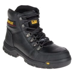 Men's CAT Outline Steel Toe Boots 32 Men's CAT Outline Steel Toe Boots -SafeStep Outfitters 0 650 cat outline steel toe black
