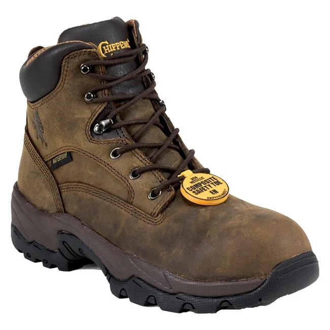 Men's Chippewa Boots 6" Graeme Composite Toe Waterproof 3 Men's Chippewa Boots 6" Graeme Composite Toe Waterproof