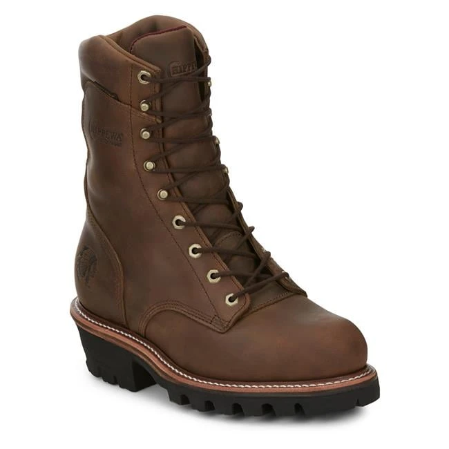 Men's Chippewa Boots 9" SUPER DNA 400G Steel Toe Waterproof 3 Men's Chippewa Boots 9" SUPER DNA 400G Steel Toe Waterproof