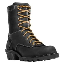 Men's Danner 8" Logger Waterproof Boots 14 Men's Danner 8" Logger Waterproof Boots -SafeStep Outfitters 0 650 danner 8 logger waterproof black