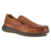Men's Florsheim Bayside Slip-On Steel Toe -SafeStep Outfitters 0 650 florsheim bayside slip on steel toe cognac