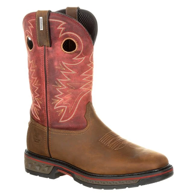 Men's Georgia 11" Carbo-Tec Square Toe Pull-On Waterproof Boots 3 Men's Georgia 11" Carbo-Tec Square Toe Pull-On Waterproof Boots