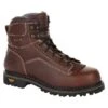 Men's Georgia 6" Low-Heel Logger Waterproof Boots -SafeStep Outfitters 0 650 georgia 6 low heel logger waterproof brown