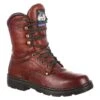 Men's Georgia 8" Eagle Light Boots -SafeStep Outfitters 0 650 georgia 8 eagle light russet wildwood