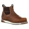 Men's Georgia Wedge Chelsea Waterproof Work Boots -SafeStep Outfitters 0 650 georgia wedge chelsea waterproof work boots brown