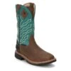 Men's Justin Original Work Boots 12" Derrickman Steel Toe Waterproof -SafeStep Outfitters 0 650 justin original work boots 12 derrickman steel toe waterproof peanut wyoming turquoise crunch