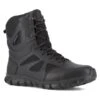 Women's Reebok 8" Sublite Cushion Tactical Waterproof Boot Side-Zip Boots -SafeStep Outfitters 0 650 reebok 8 sublite cushion tactical waterproof boot side zip boots black