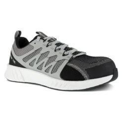 Men's Reebok Fusion Flexwave Work Composite Toe -SafeStep Outfitters 0 650 reebok fusion flexwave work composite toe gray black