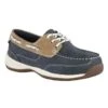 Women's Rockport Works Sailing Club Boat Shoe Steel Toe -SafeStep Outfitters 0 650 rockport works sailing club boat shoe steel toe navy blue tan