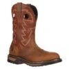 Men's Rocky 11" Branson Saddle Roper Waterproof Boots -SafeStep Outfitters 0 650 rocky 11 branson saddle roper waterproof aztec crazy horse ochre