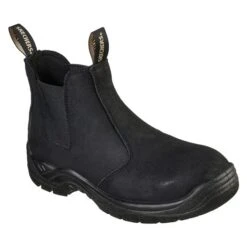 Men's Skechers Work Tapter Steel Toe Boots -SafeStep Outfitters 0 650 skechers work tapter steel toe boots black