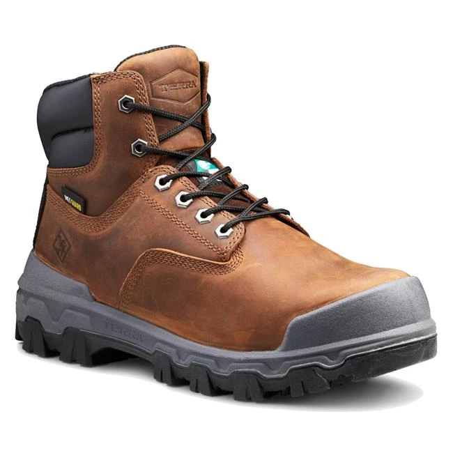 Men's Terra 6" Sentry Internal Met Guard Composite Toe Waterproof Boots 3 Men's Terra 6" Sentry Internal Met Guard Composite Toe Waterproof Boots