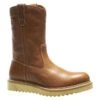 Men's Wolverine 10" Wedge Heel Wellington Boots -SafeStep Outfitters 0 650 wolverine 10 wedge heel wellington brown