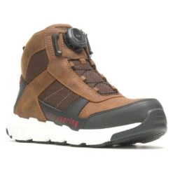 Men's Wolverine 6" Rev Ultraspring Durashock LX Composite Toe Waterproof Boots -SafeStep Outfitters 0 650 wolverine 6 rev ultraspring durashock boa composite toe waterproof boots brown
