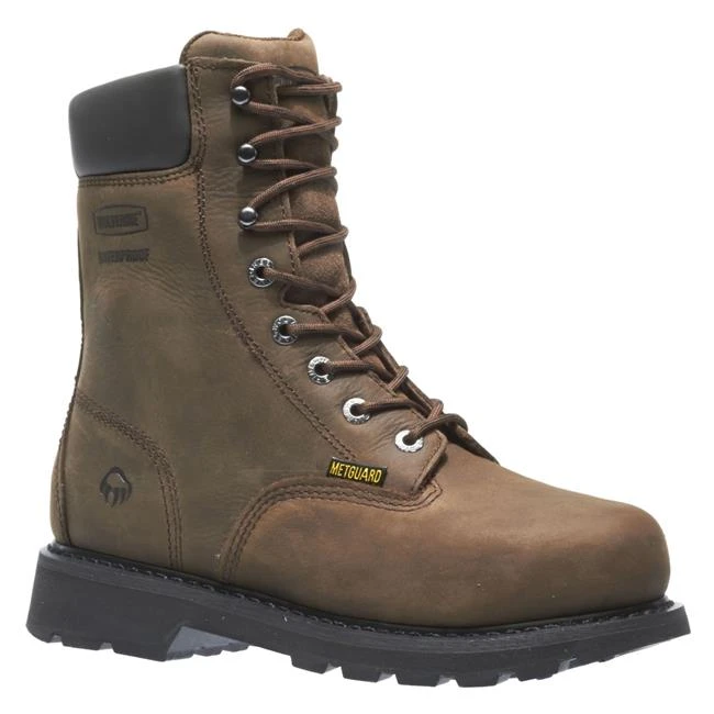 Men's Wolverine 8" McKay Steel Toe Waterproof Boots 3 Men's Wolverine 8" McKay Steel Toe Waterproof Boots
