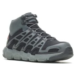 Men's Wolverine Rev Durashocks Ultraspring Mid Composite Toe Boots -SafeStep Outfitters 0 650 wolverine rev durashocks ultraspring mid composite toe boots charcoal