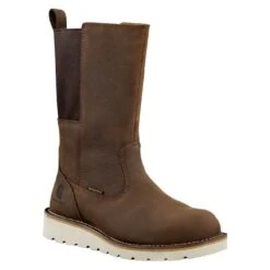 Women's Carhartt 10" Wellington Wedge Waterproof Boots 17 Women's Carhartt 10" Wellington Wedge Waterproof Boots -SafeStep Outfitters 1 1001 carhartt 10 wellington wedge waterproof boots brown2