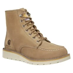 Women's Carhartt 6" Moc Toe Wedge Waterproof Boots -SafeStep Outfitters 1 1001 carhartt 6 moc toe wedge waterproof boots coyote