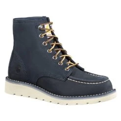 Women's Carhartt 6" Moc Toe Wedge Waterproof Boots -SafeStep Outfitters 1 1001 carhartt 6 moc toe wedge waterproof boots navy2
