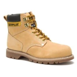 Men's CAT Second Shift Steel Toe Boots 35 Men's CAT Second Shift Steel Toe Boots -SafeStep Outfitters 1 650 cat second shift steel toe honey
