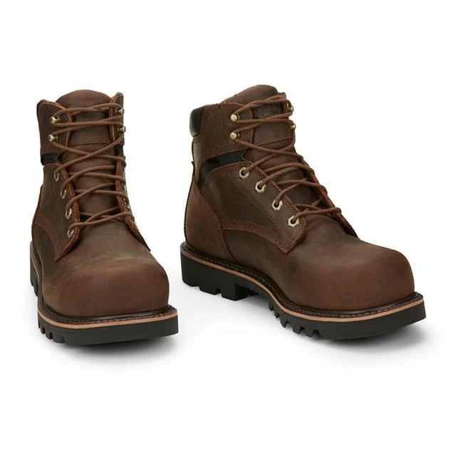 Men's Chippewa Boots 6" Sador Oblique Composite Toe Waterproof 4 Men's Chippewa Boots 6" Sador Oblique Composite Toe Waterproof - Image 2