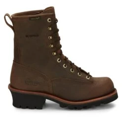 Men's Chippewa Boots 8" Paladin Lace-to-Toe Waterproof -SafeStep Outfitters 1 650 chippewa boots 8 paladin lace to toe waterproof bay apache