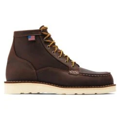 Men's Danner 6" Bull Run Moc Toe Boots -SafeStep Outfitters 1 650 danner 6 bull run moc toe brown