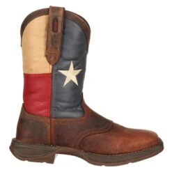 Men's Durango 11" Rebel Flag Boots -SafeStep Outfitters 1 650 durango 11 rebel flag brown texas flag