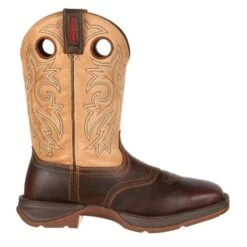 Men's Durango Rebel Saddle Up Boots -SafeStep Outfitters 1 650 durango rebel saddle up brown tan