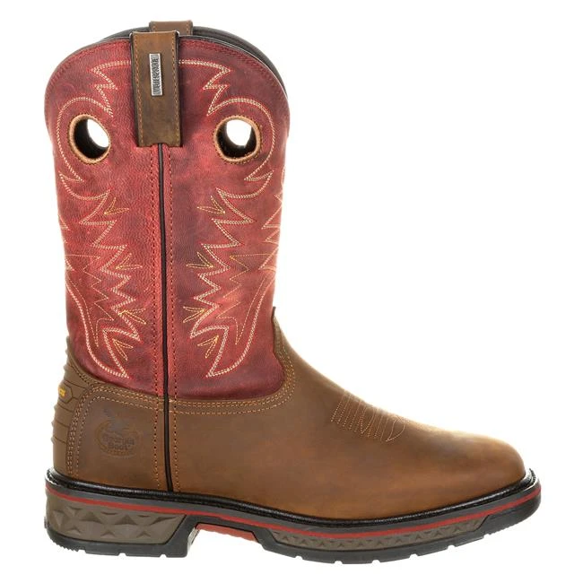 Men's Georgia 11" Carbo-Tec Square Toe Pull-On Waterproof Boots 4 Men's Georgia 11" Carbo-Tec Square Toe Pull-On Waterproof Boots - Image 2