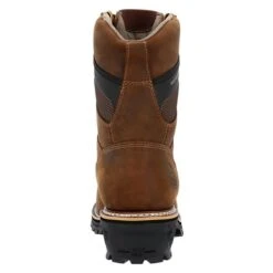 Men's Georgia 9" LTX Logger Waterproof Boots -SafeStep Outfitters 1 650 georgia 9 ltx logger waterproof boots brown