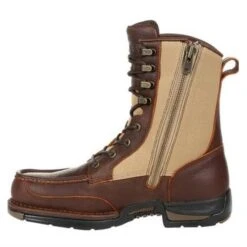 Men's Georgia Athens Upland Side-Zip Waterproof Boots -SafeStep Outfitters 1 650 georgia athens upland side zip waterproof boots tan brown