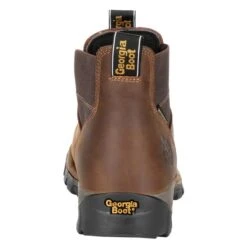 Men's Georgia Eagle One Chelsea Steel Toe Waterproof Work Boots -SafeStep Outfitters 1 650 georgia eagle one chelsea steel toe waterproof work boots brown