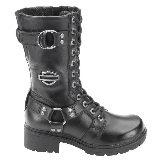 Women's Harley Davidson Footwear Eda Side-Zip Boots 4 Women's Harley Davidson Footwear Eda Side-Zip Boots - Image 2