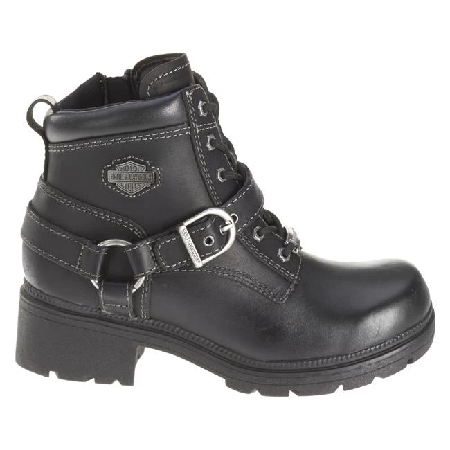 Women's Harley Davidson Tegan Side-Zip Boots 4 Women's Harley Davidson Tegan Side-Zip Boots - Image 2
