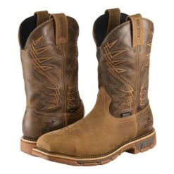 Men's Irish Setter Marshall Pull-On Steel Toe Waterproof Boots -SafeStep Outfitters 1 650 irish setter marshall pull on steel toe waterproof brown