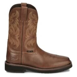 Men's Justin Original Work Boots 11" Handler Square Toe Composite Toe 11 Men's Justin Original Work Boots 11" Handler Square Toe Composite Toe -SafeStep Outfitters 1 650 justin original work boots 11 handler square toe composite toe tan tail