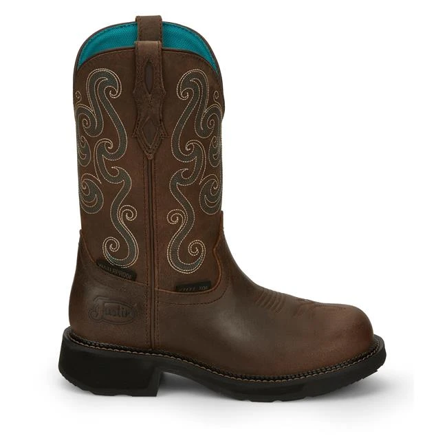Women's Justin Original Work Boots 11" Tasha Steel Toe Waterproof 4 Women's Justin Original Work Boots 11" Tasha Steel Toe Waterproof - Image 2