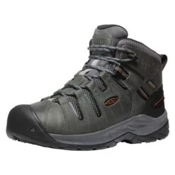 Men's Keen Utility Flint II MID Waterproof Boots -SafeStep Outfitters 1 650 keen utility flint ii mid waterproof boots steel gray tortoise shell