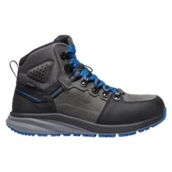 Men's Keen Utility Red Hook Mid Carbon Toe Waterproof Boots -SafeStep Outfitters 1 650 keen utility red hook mid carbon toe waterproof boots steel gray bright cobalt