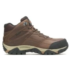 Men's Merrell Work Moab Adventure Mid Carbon Toe Waterproof Boots 14 Men's Merrell Work Moab Adventure Mid Carbon Toe Waterproof Boots -SafeStep Outfitters 1 650 merrell work moab adventure mid carbon toe waterproof boots toffee