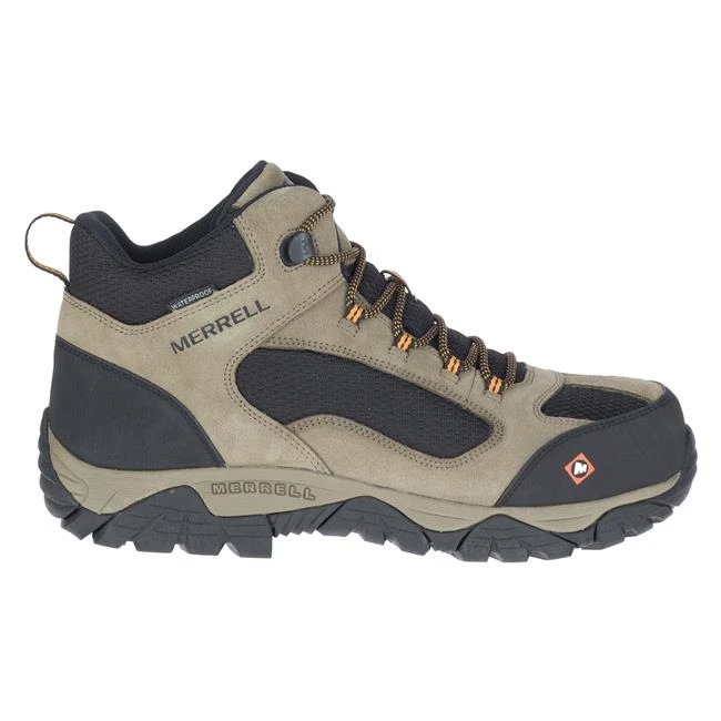 Men's Merrell Work Moab Onset Mid Composite Toe Waterproof Boots 4 Men's Merrell Work Moab Onset Mid Composite Toe Waterproof Boots - Image 2